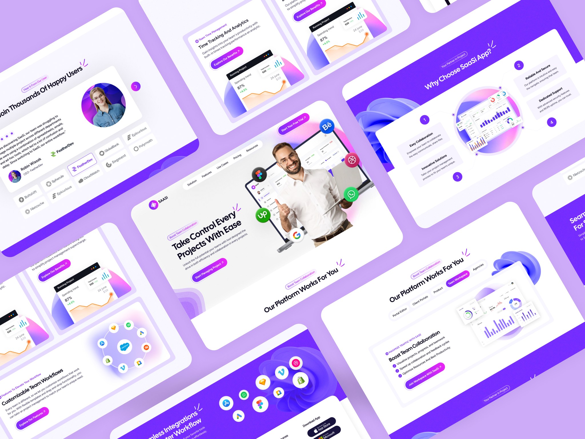 Project Management SaaS Platform - Project screenshot